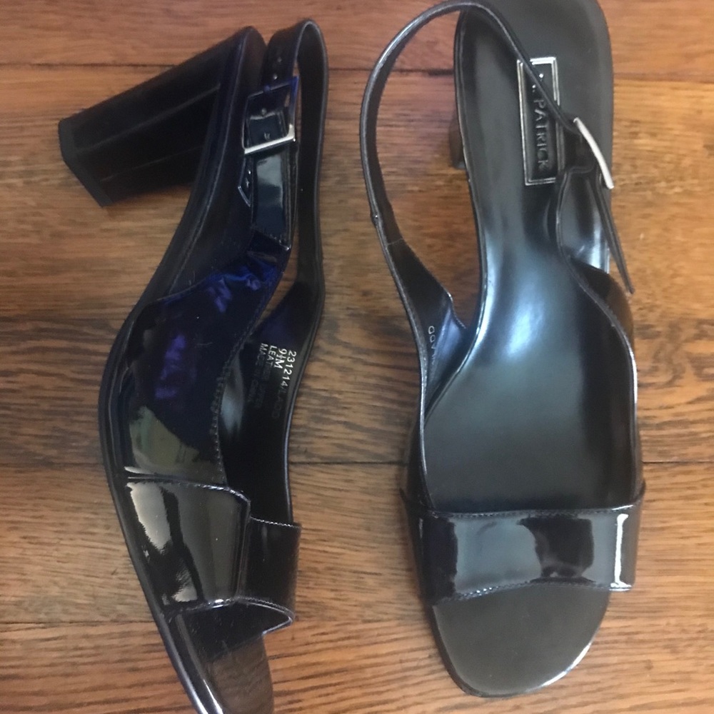 M. Patrick patent leather pump